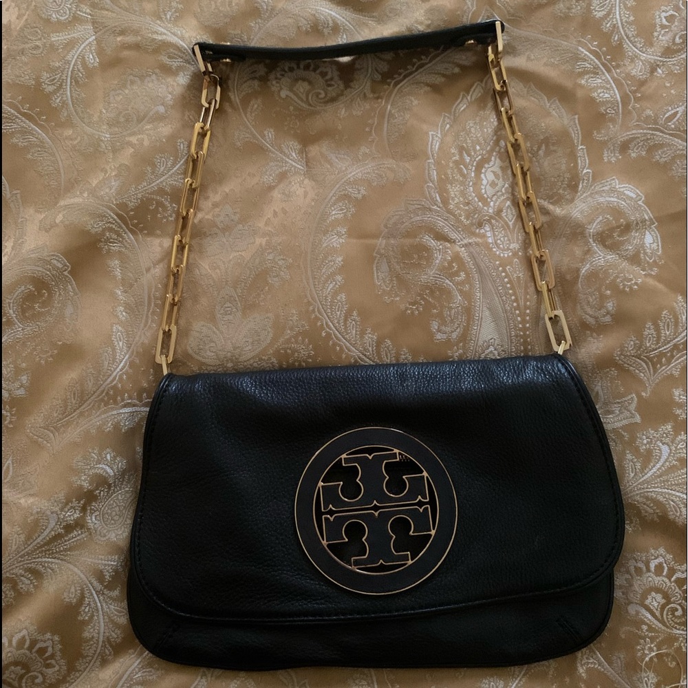 Classic black Tory Burch shoulder or crossbody bag